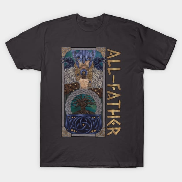 The All-Father T-Shirt by WildSkullflowerArt